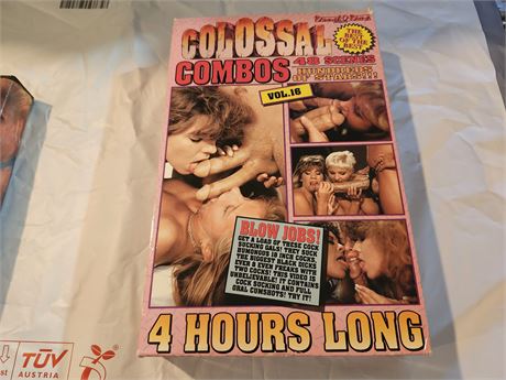 Raunch-O-Rama: Colossal Combos #16 VINTAGE VHS BIG BOX MOVIE lots of strange looking cocks
