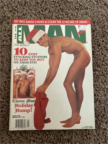 Get into Christmas pants 10 inches of Xmas gay man magazine