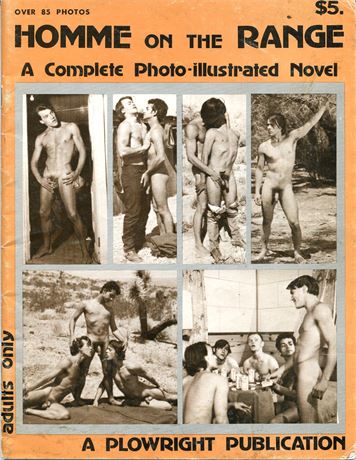 VINTAGE MALE NUDE PHOTO MAGAZINE “HOMME ON THE RANGE” 1960s-70s, Gay