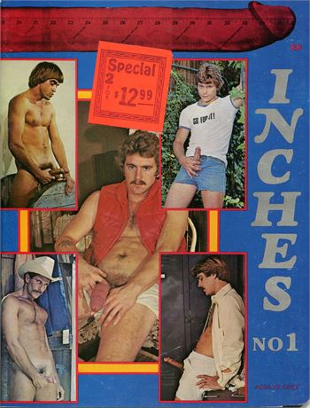 VINTAGE MALE NUDE PHOTO MAGAZINE “INCHES” No.1, 1970s-80s, Gay