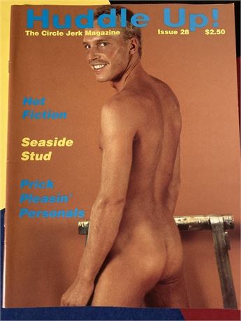 HUDDLE UP! MAGAZINE FOR MEN, Issue 28, Men Posing Nude, Sizzling Fiction