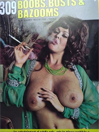 309 Boobs Bust & Bazooms December 1974 Vol.4 No. 1  Roxanne Brewer
