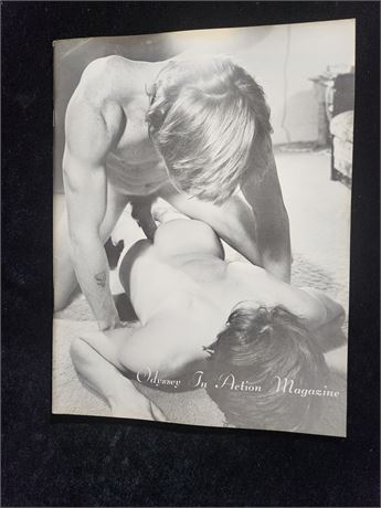 # 11 VINTAGE GAY NUDE SEX MEN PHOTO MAGAZINE  - ODYSSEY IN ACTION - 1970'S