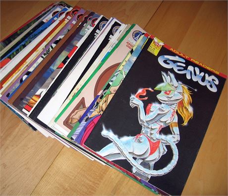 Huge Genus comics bundle, from Radio Comix/Sin Factory. 45 issues!! Furry comics.