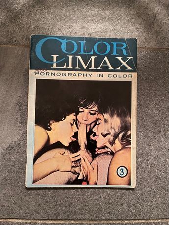 Color Climax. Vintage Porno Mag.