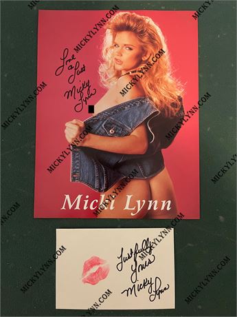Micky Lynn Lipstick Print & Photo