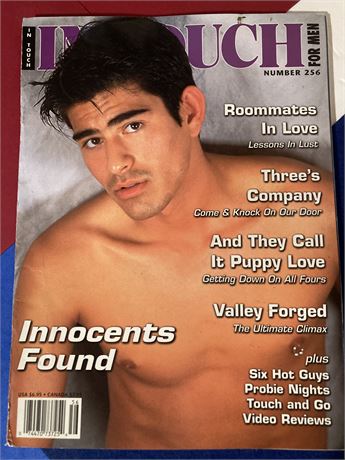 IN TOUCH MAGAZINE FOR MEN, Number 256, Naked Young Men, Gay Fiction and More