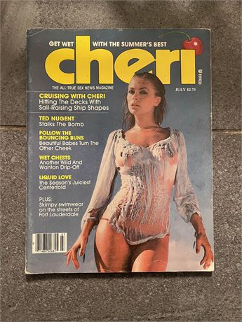 Cheri Magazine. July 1980. Vintage Porno Mag.