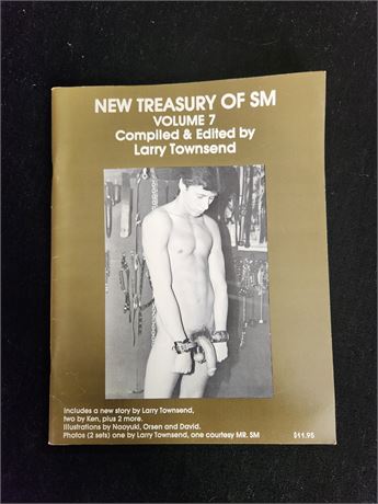 # 15 VINTAGE MALE GAY NUDE MEN MAGAZINE - LARRY TOWNSEND NEW TREASURY OF SM V. 7  1985