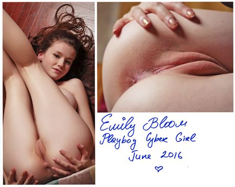 June 2016 Playboy Cyber Girl, Met Art Model, Femjoy, Etc Autographed 8x10 Nude!