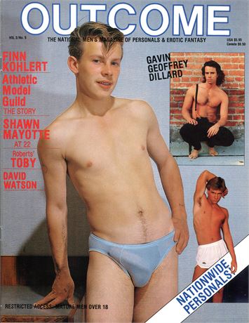 VINTAGE MALE NUDE PHOTO MAGAZINE MAN-AGE “OUTCOME” Vol.2 No.5, 1988, Gay