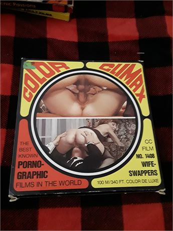 8mm Wife Porn - AdultStuffOnly.com - Color Climax # 1408 - Wife - Swappers. Rare/OOP 8mm  Film.