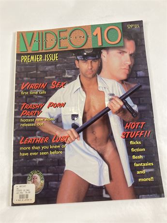 Vintage Video 10 Magazine - Premier Issue - Capuchin 1997 - Gay