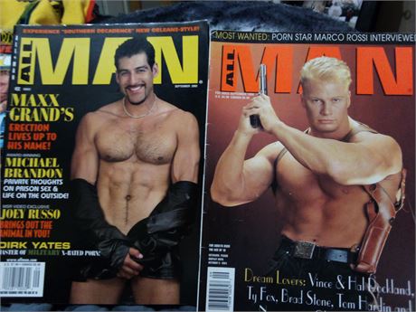 (2) Vintage All Man magazines Sept.1994, Sept.2002