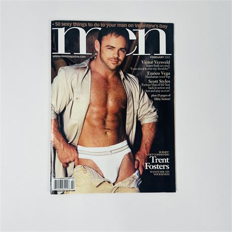 Men Magazine February 2003 Featuring Trent Fosters & More Sexing Men