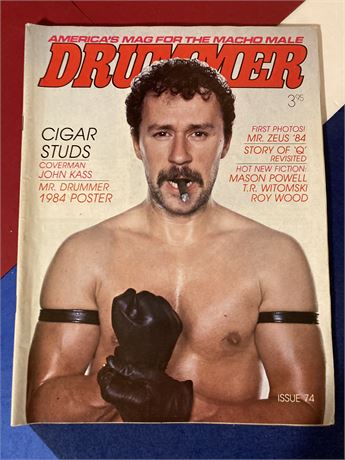 DRUMMER MAGAZINE FOR MEN, Issue 74, Mr. Drummer< Mr. Zeus, Story of "Q", & Hot Fiction.