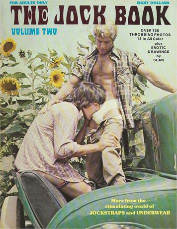 VINTAGE MALE NUDE PHOTO MAGAZINE “THE JOCK BOOK” Volume 2, 1970s, Gay Jockstrap