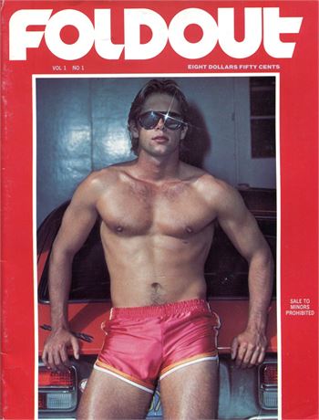VINTAGE MALE NUDE PHOTO MAGAZINE “FOLDOUT” Vol.1, No. 1, 1970s-80s, Gay