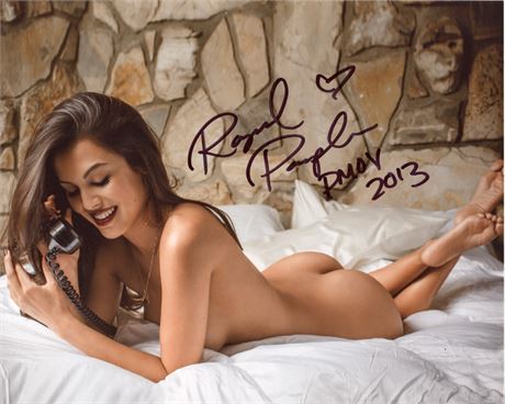 2013 Playmate of the Year Raquel Pomplun Autographed SEXY 8x10!