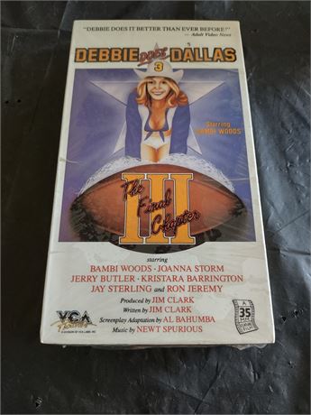 DEBBIE DOES DALLAS 3 BAMBI WOODS RON JEREMY KRISTARA BARRINGTON XXX VHS LATER EDITION