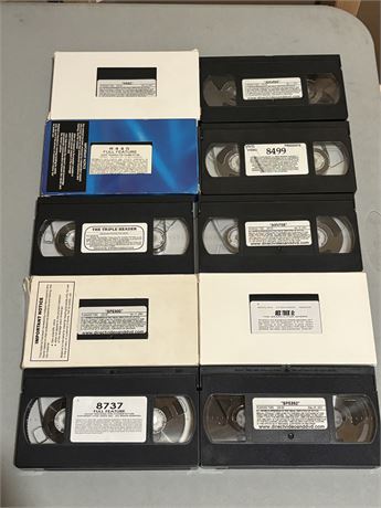 BULK LOT of 10 ADULT VHS MOVIES ~ See Photos For Titles