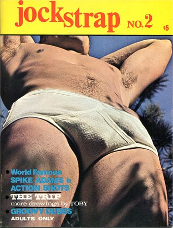 VINTAGE MALE NUDE PHOTO MAGAZINE “JOCKSTRAP” No. 2, 1960s-70s, Gay