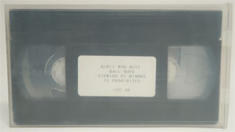 AdultStuffOnly.com - Girls Who Butt Ball Guys SPC 40 Vintage VHS Cassette  Tape Video Adult Porn Movie Film (W13)