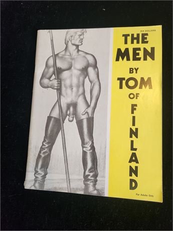 # 19 VINTAGE GAY NUDE MEN ILLUSTRATION  ART MAGAZINE - TOM OF FINLAND - THE MEN - HOUSE ONE 1976