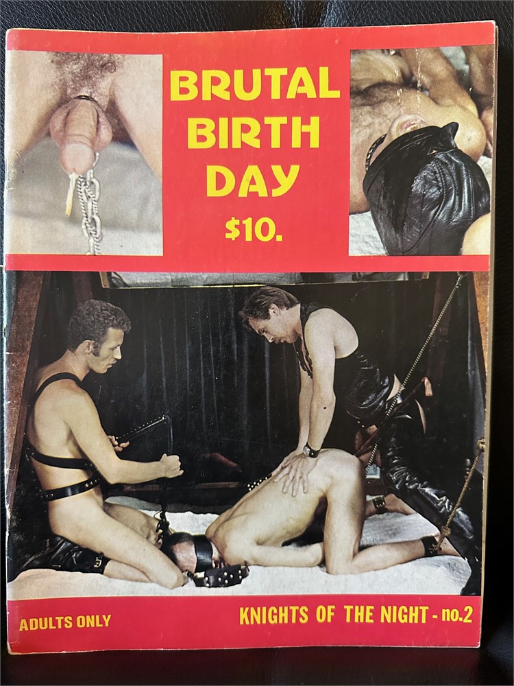 1970s Vintage Xxx - AdultStuffOnly.com - Brutal Birthday: Knights of the Night #2 Magazine 1970s  vintage XXX gay porn