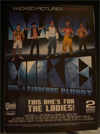 Magic Mike XXXL : A Hardcore Parody DVD NEW! SEALED! Wicked Pictures