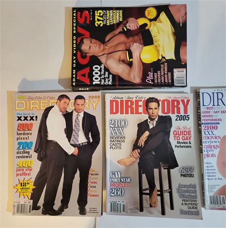 5 issues of Adam gay film directory