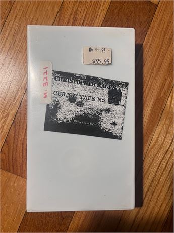 Christopher Rage. Custom Tape No. 5 / Extremely Rare & Out of Print Gay Porn VHS.