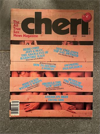 Cheri Magazine. May 1978. Vintage Porno Mag.