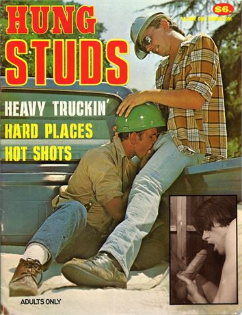 VINTAGE MALE NUDE PHOTO MAGAZINE “HUNG STUDS” Vol.1 No.1, 1970s-80s, Gay