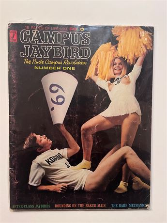 Campus Jaybird. Vintage Porno Mag.