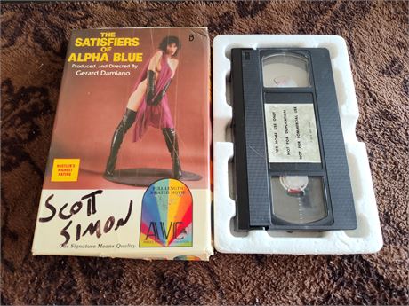 THE SATISFIERS OF ALPHA BLUE GERARD DAIMANO CLASSIC VINTAGE XXX VHS AVC VIDEO