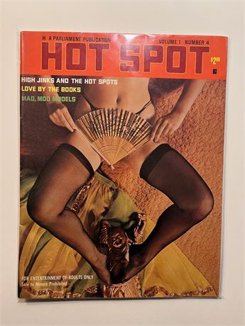 Hot Spot. Parliament Publication. Vintage Porno Mag.