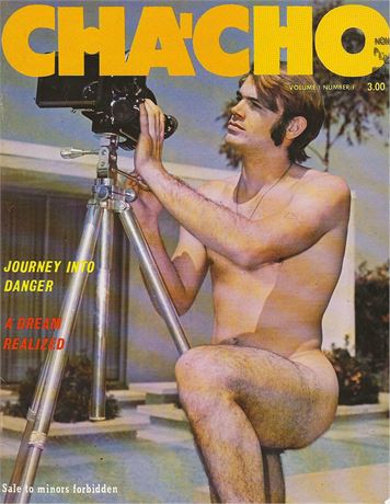 VINTAGE MALE NUDE PHOTO MAGAZINE “CHA-CHO” No.1, 1970, Gay