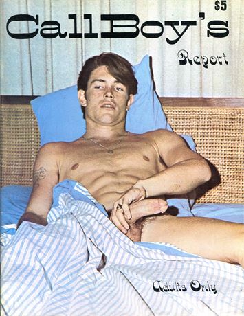 VINTAGE MALE NUDE PHOTO MAGAZINE “CALL BOY’S REPORT” 1970s, Gay