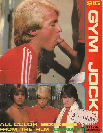 VINTAGE MALE NUDE PHOTO MAGAZINE “GYM JOCKS,” 1983, Gay