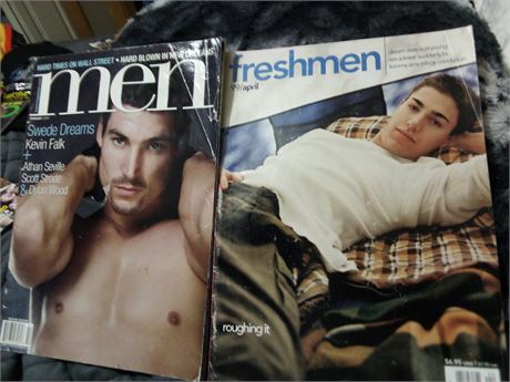 (2) Vintage Men's Magazines Men/Freshmen