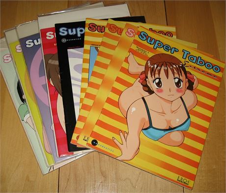 Super Taboo Extreme #1 to #5 and Super Taboo XXX #1 to #4 (NEW!) from Eros comics.