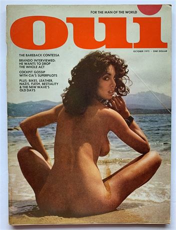 OUI - PREMIER ISSUE - OCT. 1972 -  SEE DOWNLAOD FILE FOR MANY MORE PHOTOS
