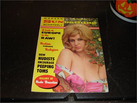 modern Sunbathing Quarterly, Fall 1968, Nudist, No Reserve