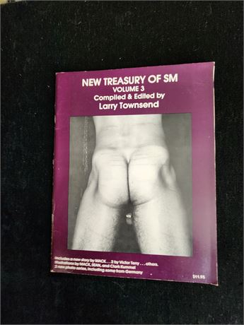 # 12 VINTAGE MALE GAY NUDE MEN MAGAZINE - LARRY TOWNSEND NEW TREASURY OF SM V. 3 1982