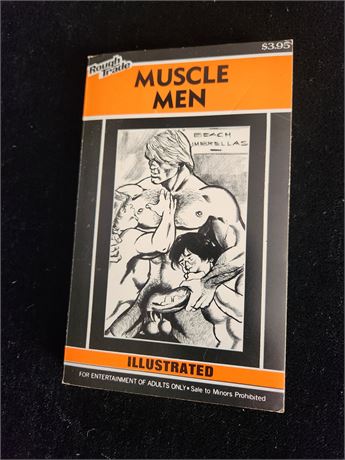 # 11 VINTAGE GAY MEN ILLUSTRATED SEX NOVEL FICTION  BOOK - MUSCLE MEN  - ROUGH TRADE 1983 STAR