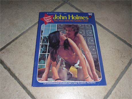 John Holmes Porno Super Star Vol.1 No.1 Parliament 1976 Big Cock Man Guy