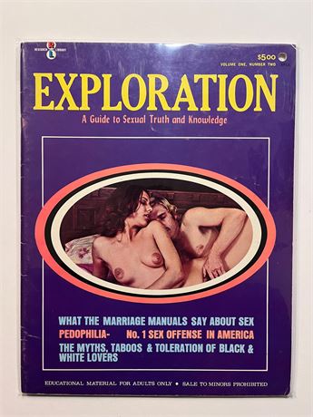 Exploration. Vintage Porno Mag.