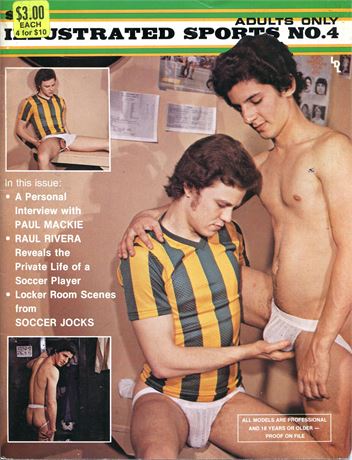 VINTAGE MALE NUDE PHOTO MAGAZINE “ILLUSTRATED SPORTS” No.4, 1978, Gay, Jockstrap