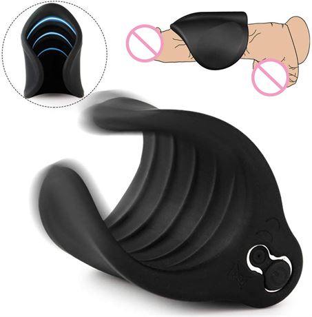 USB Rechargeable Electric Penis Trainer: Male Masturbator with 10 Vibrating Bullets